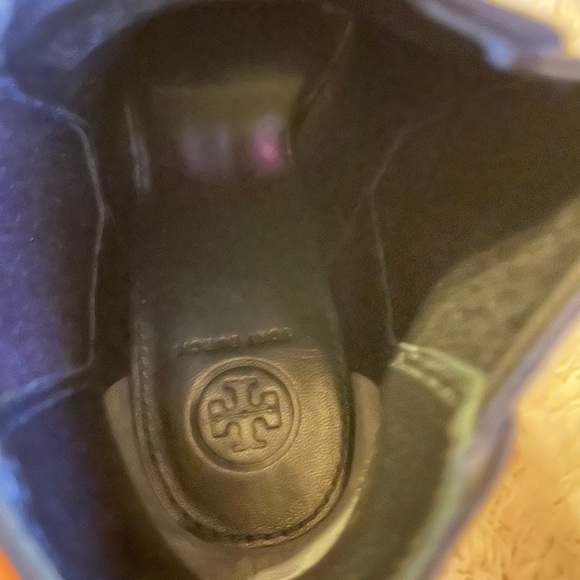 Tory Burch Women's Black Gemma Open Toe Bootie - Picture 6 of 7